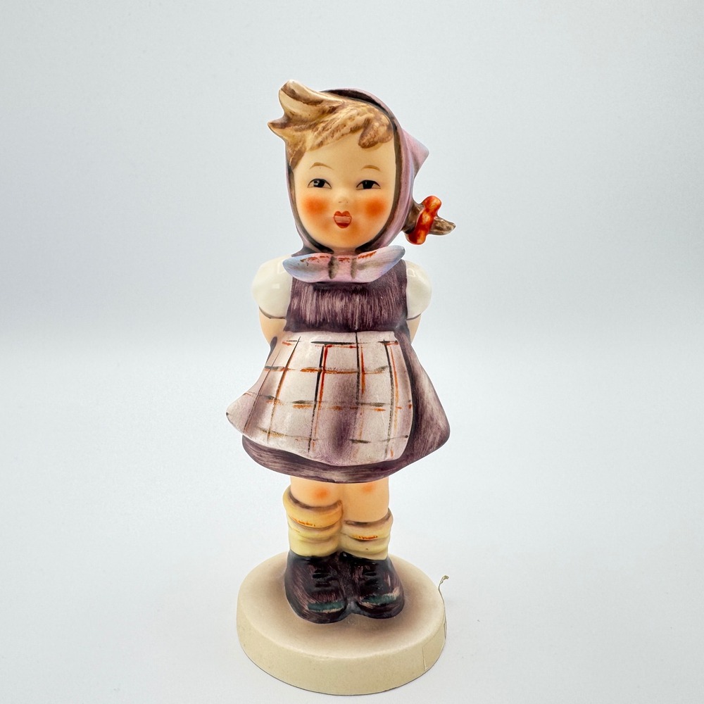Rare Artist S Goebel Hummel Which Hand? 258 Figurine TMK-5 W Girl in Scarf ggn